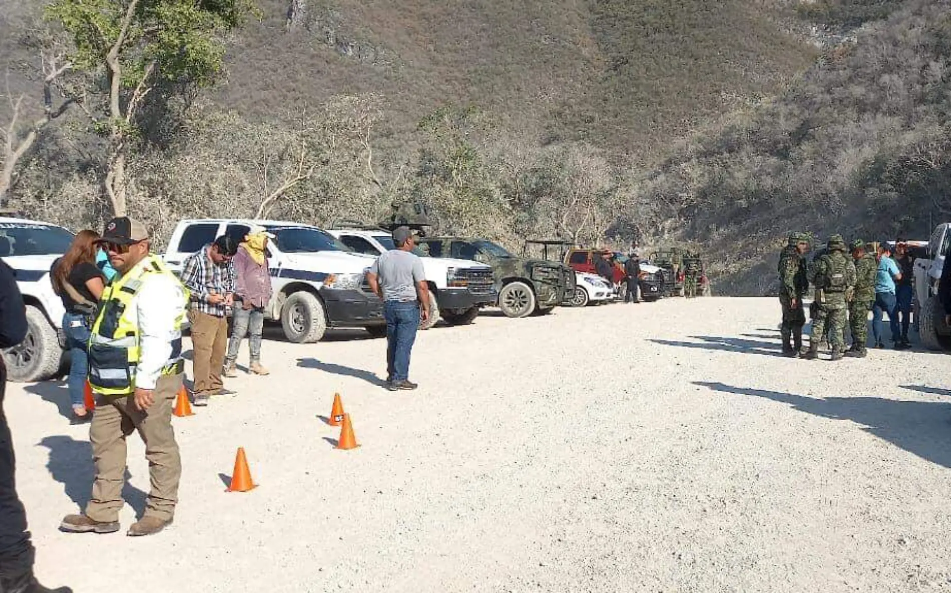 La explosión en la carretera Rumbo Nuevo, que conecta Ciudad Victoria con municipios del Altiplano en Tamaulipas, dejó como saldo un muerto y dos heridos SSPT